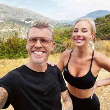 Bingo Rimér och Julia Franzén på Marbella